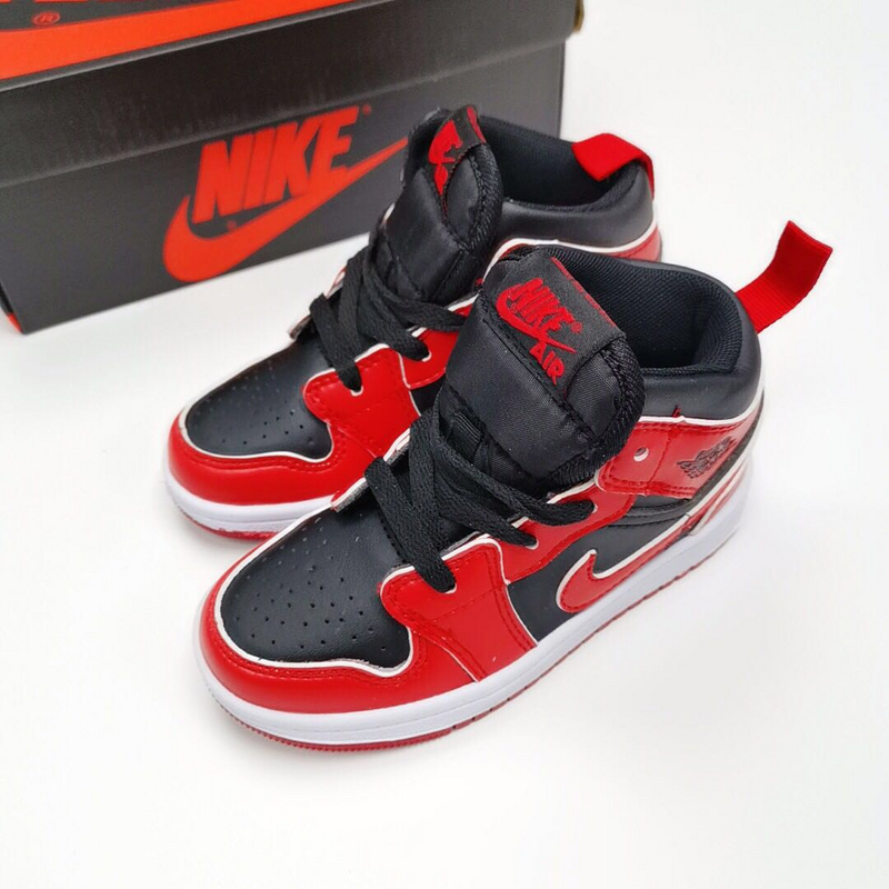 Jordan Air Jordan Air Jordan 1 MID Super Meng Children_s Shoes Official Limited Collars AJ1 help small sneakers code 24 --- 35-9225de7f